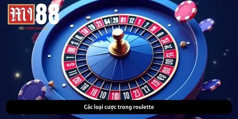 Các loại cược trong roulette